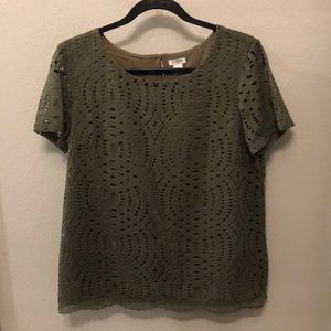 J. Crew Lace Top
